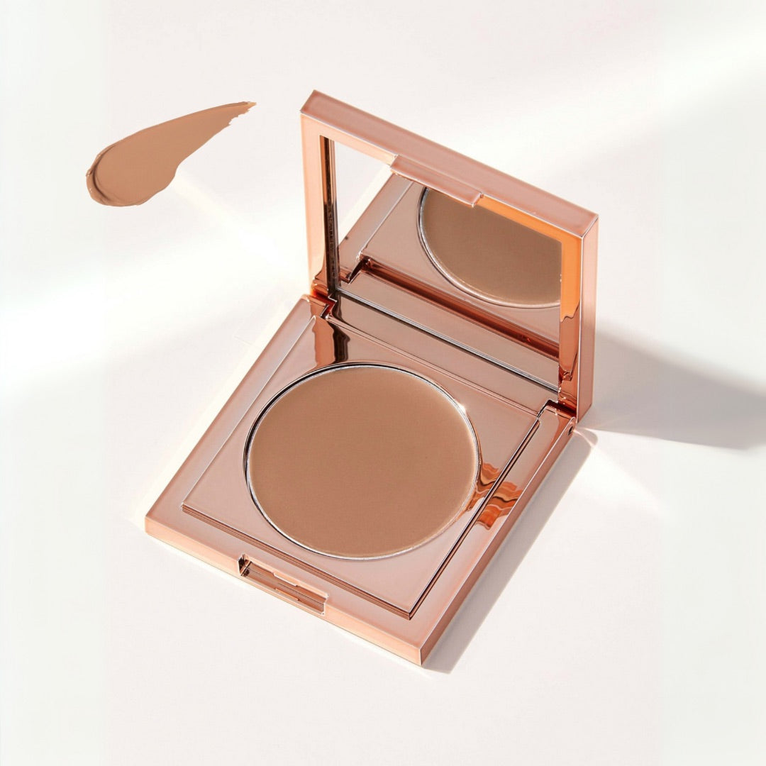 Corrector de ojeras con arcilla coloreada